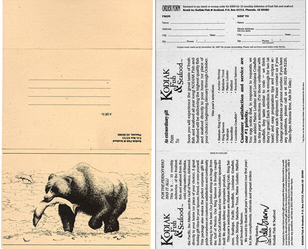 Direct Mail Kodiak Fish & Seafood