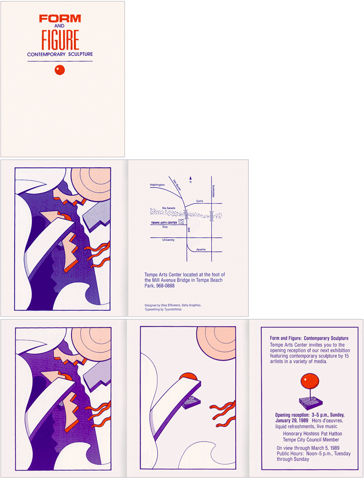Direct Mail: Form & Figure for Tempe Arts Center