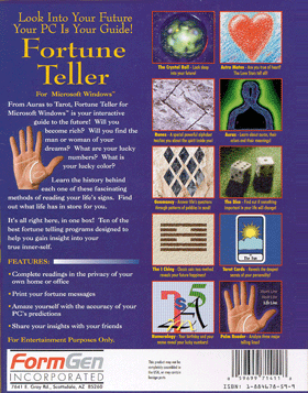 Fortune Teller back 
